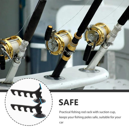 Fishing Rod Sucker Display Stand Rack Holder Storage Organizer Wall Mount Stand