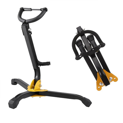 Portable Foldable Alto Tenor Saxophone Stand Stable Non Slip For Music Practice