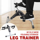 Mini Folding Exercise Bike Home Mini Fitness Equipment Foldable Adjustable AUS