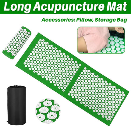 Long Acupressure Mat Massage Yoga Mat Non Slip Pain Relief for Body Relaxation