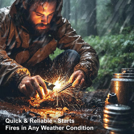 Camping Flint Fire Sticks Premium Quality Outdoor Emergency Picnic Campfire Tool