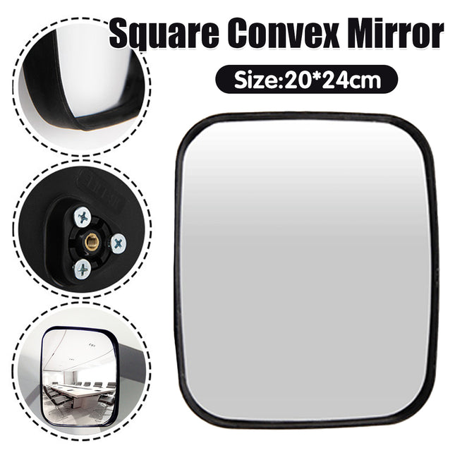 Square Convex Mirror Safety Mirror Blind Spot Mirror High-Quality School Office