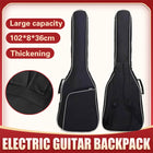 Electric Bass Guitar Bag Padded Backpack Cotton Shoulder Case Thick Protection