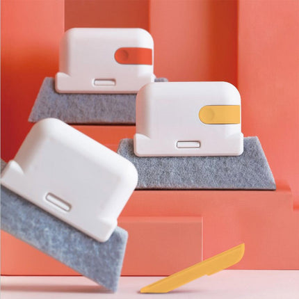 3pcs Window Groove Cleaning Brushes for Door Recess Dirt Remover Tool Set