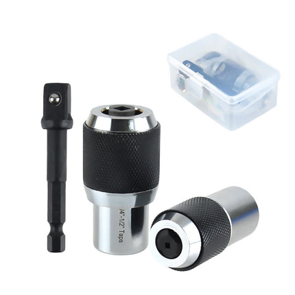 3PCS Adjustable Tap Socket Set M3-M12 Cr-Mo with 3/8 Drive Adapter for Workshop
