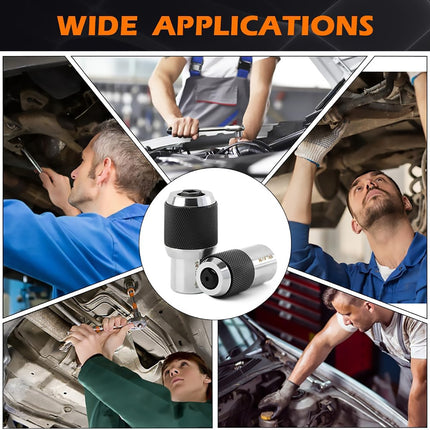 3PCS Adjustable Tap Socket Set M3-M12 Cr-Mo with 3/8 Drive Adapter for Workshop