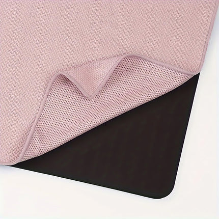 Sports Fitness Ultra Fine Fiber Sweat-Absorbent Diamond Pattern Yoga Towel