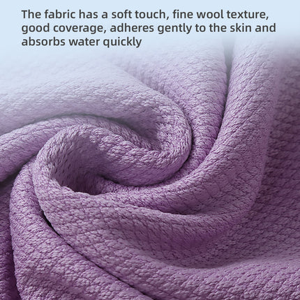 Sports Fitness Ultra Fine Fiber Sweat-Absorbent Diamond Pattern Yoga Towel