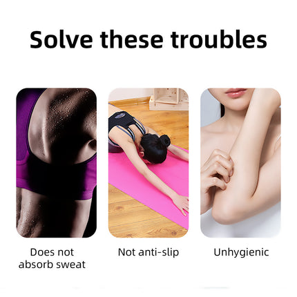 Sports Fitness Ultra Fine Fiber Sweat-Absorbent Diamond Pattern Yoga Towel