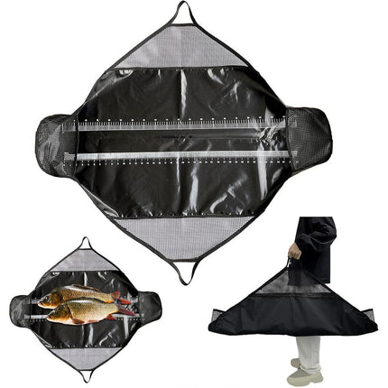 Outdoor Fishing Bag Folding Mesh Storage Bag Anti Running Fishing Gear Outdoors