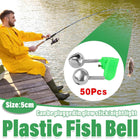 Plastic Clamp Fishing Bell Bite Alarm Alert Rod Clip Fishing Gear Accessories