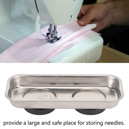 Stainless Steel Strong Grip Bowl Tool Tray Set for Garage and Workshop Storage