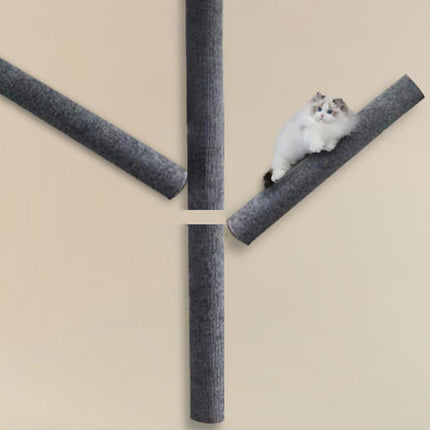 Cat Claw Board 4PCS Self Adhesive Cylindrical Scratcher Pads for Cat Tree Post