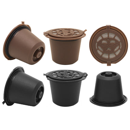6PCS Reusable Coffee Capsule Coffee Filter Food Grade Fit Most Coffee Machines