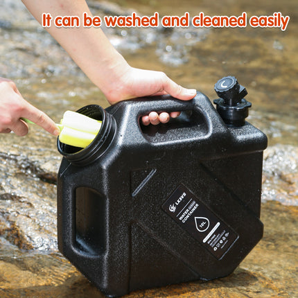 10L Portable Water Container with Tap for Car Camping Hiking Picnic Travel