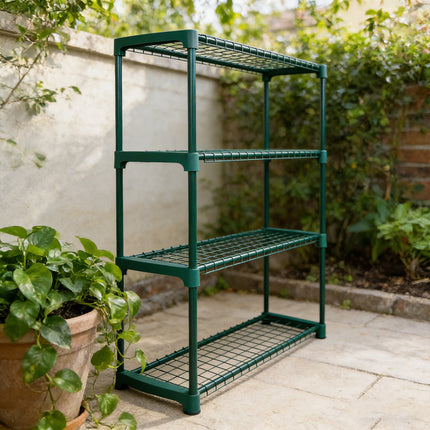 4 Tier Outdoor Plant Stand Garden Flower Shelf Heavy Duty Rack Patio Decor Use