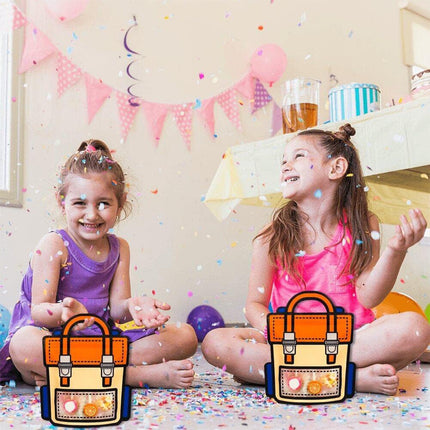 50pcs Portable Gift Bags Toy Snack Packing Bags Small Clear Storage Pouch