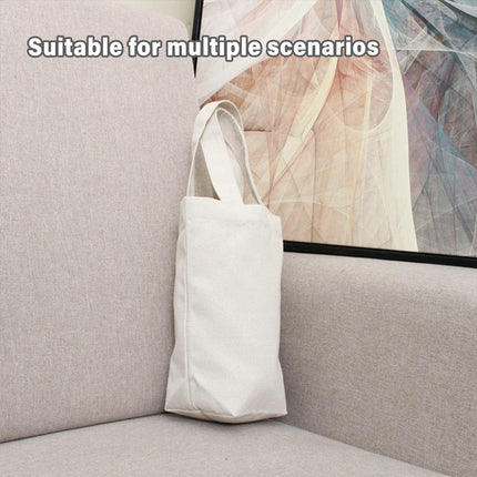 10pcs Portable Wine Bag Canvas Burlap Bottle Packing Holder for Gift Storage