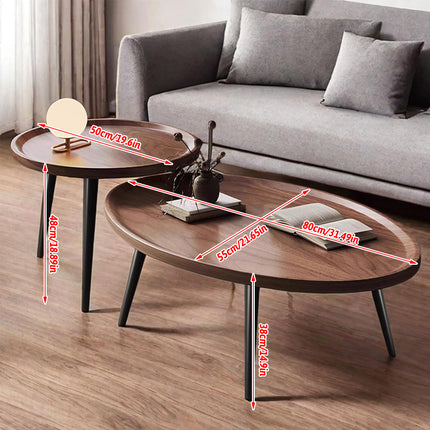 2 Pack Coffee Table Set End Table For Living Room Furniture Home Decorate