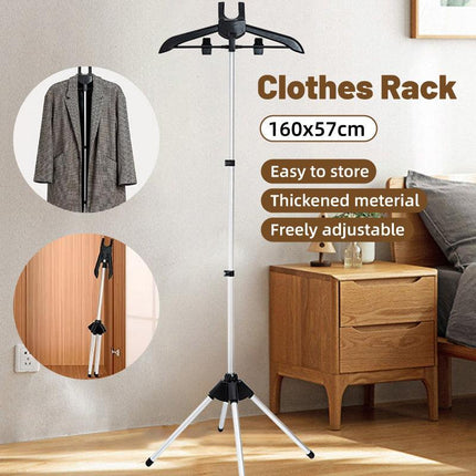 Home Floor Standing Ironing Rack Shelf Storage Organizer for Laundry Room