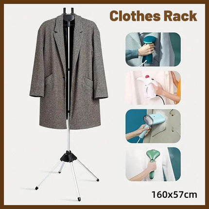 Home Floor Standing Ironing Rack Shelf Storage Organizer for Laundry Room
