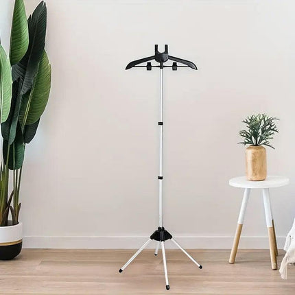 Home Floor Standing Ironing Rack Shelf Storage Organizer for Laundry Room