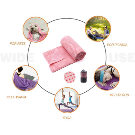 Yoga Mat Non Slip Fitness Cover Exercise Training Mat Home Gym Workout Stretch