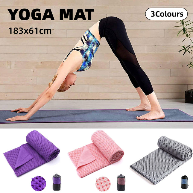 Yoga Mat Non Slip Fitness Cover Exercise Training Mat Home Gym Workout Stretch