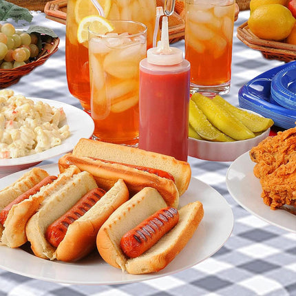 Durable Waterproof 3pcs Outdoor Patio Picnic Tablecloth Cover Set for BBQs