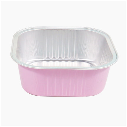 Foil Dessert Cups with Lid and Spork 200PCS Cake Containers Takeaway Party