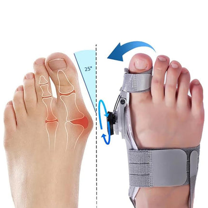 Hallux Valgus Corrector Adjustable For Day Night Use Pain Relief Toe Alignment