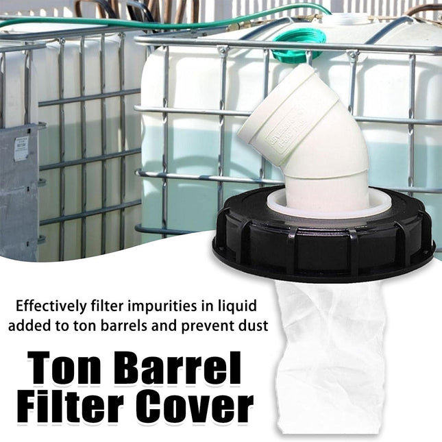 Plastic Drum Cover Filter Lid Cap Ton Barrel Cover Universal Threaded Seal Top
