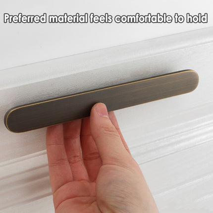 Simple Door Handle Cabinet Pull Knob Wardrobe Handle 4 Size Brass Kitchen