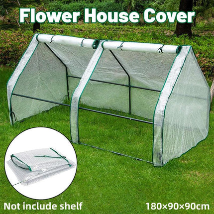 Greenhouse Cover Transparent Grid Garden Conservatory Plant Protection Tent