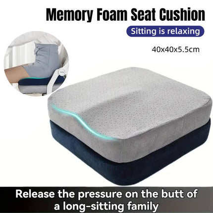 Square Seat Cushion Office Car Chair Cushion Comfort Support for Long Sitting