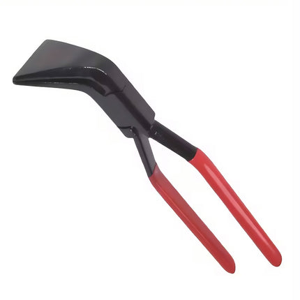 45 Degree Sheet Metal Bending Pliers 60mm Jaw Black Red Handle for Workshop DIY