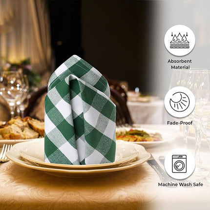 6PCS Checkered Kitchen Towels Dishwashing Cloths Cleaning Cloth Set for Home Use