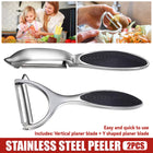 2PCS Stainless Steel Peeler Knife for Fruit Vegetable Peeling Kitchen Tools