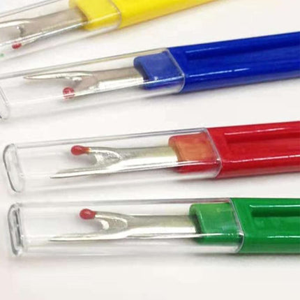 8 PCS Seam Ripper Plastic Handle Thread Cutter Sewing Craft Easy to Use Durable