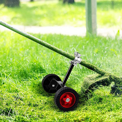 3PCS Mower Support Frame Portable Hand Bracket with Wheel Garden Tool Accessory