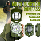 Multi-Function High Precision Compass Durable Luminous for Outdoor Hiking Camping