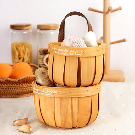 Imitation Rattan Woven Storage Basket Shelf Organizer Wash Rack for Home Decor