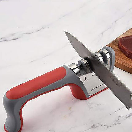 Four Stage Knife Sharpener Multifunction Kitchen Blade Sharpening Tool Quick Use