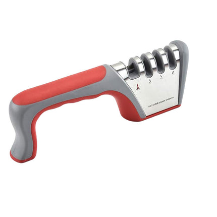 Four Stage Knife Sharpener Multifunction Kitchen Blade Sharpening Tool Quick Use