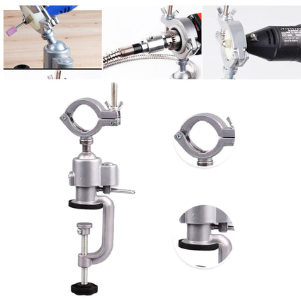 Rotary Bench Vice Mini Drill Clamp Universal Holder Workshop Bracket