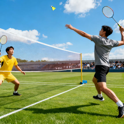 6PCS Nylon Badminton Set Durable High Speed for Sports Training Practice Games