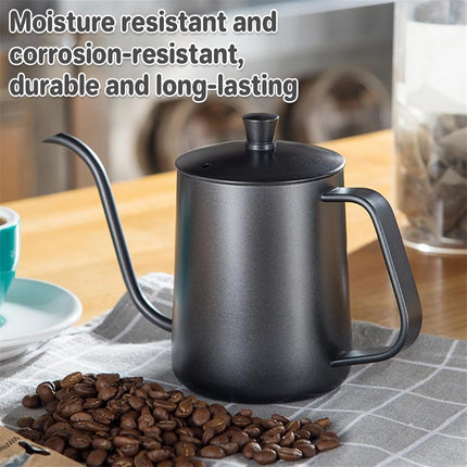 Hand Drip Coffee Pot Stainless Steel Fine Spout Hanging Ear Filter Cup Kettle