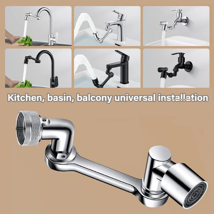 Multifunction Mechanical Arm Faucet Extender Rotatable Sink Tap Adapter Joint