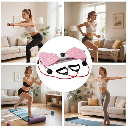 Fitness Twist Machine Non Slip for Core Strength Training Weight Loss Home Gym