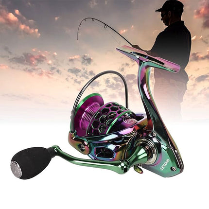 Fishing Spinning Reel 6 Sizes Line Wheel Smooth Gear Tackle Freshwater Saltwater
